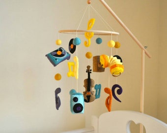 Instrument de musique mobile, Baby mobile, Fiddle mobile, Crib mobile, DJ mobile