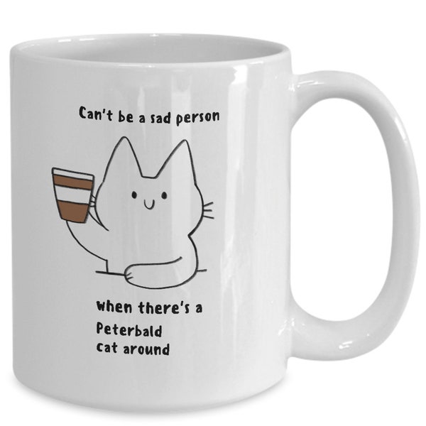 Peterbald Cat Mug, Peterbald Cat, Pet Memorial Mug, Peterbald Cat Owner Mug, Vet Gift, Cat Sitter Gift, Peterbald Cat Memorial, Cat Mug