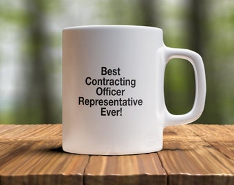 Contracting Officer Representative Mug, COR Mug, Contracting Occupation Mug, Office Award Mug, Coworker Mug Gift, Sayings On Mug