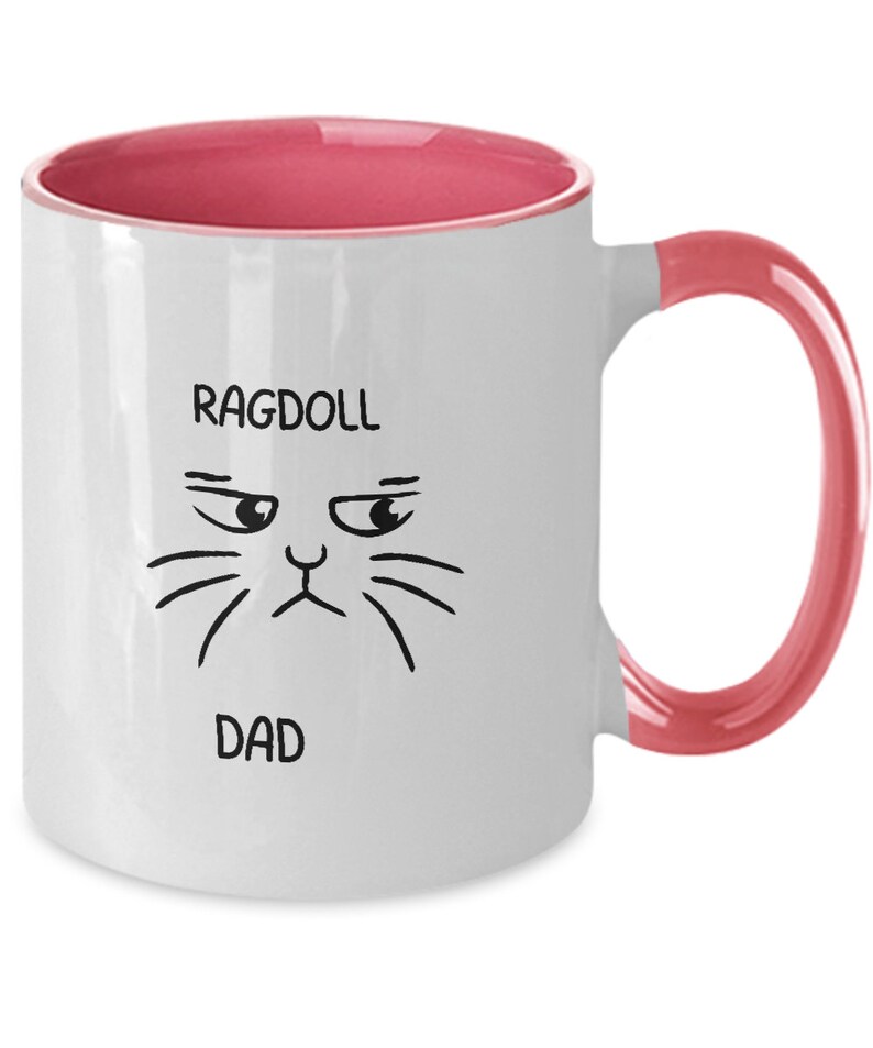 Mug Blanc "Ragdoll Cat" - Chat De Race - Céramique - 10 Cm - Neuf - Niveau D'awesomeness élevé !