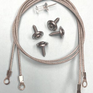 HoneyWire™ - The Complete Hanging Hardware Kit for Wood or Polystyrene Picture Frames