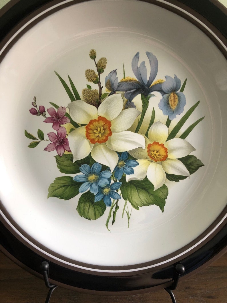Hornsea Pottery Lancaster Vitramic Plate Spring Flower Etsy UK