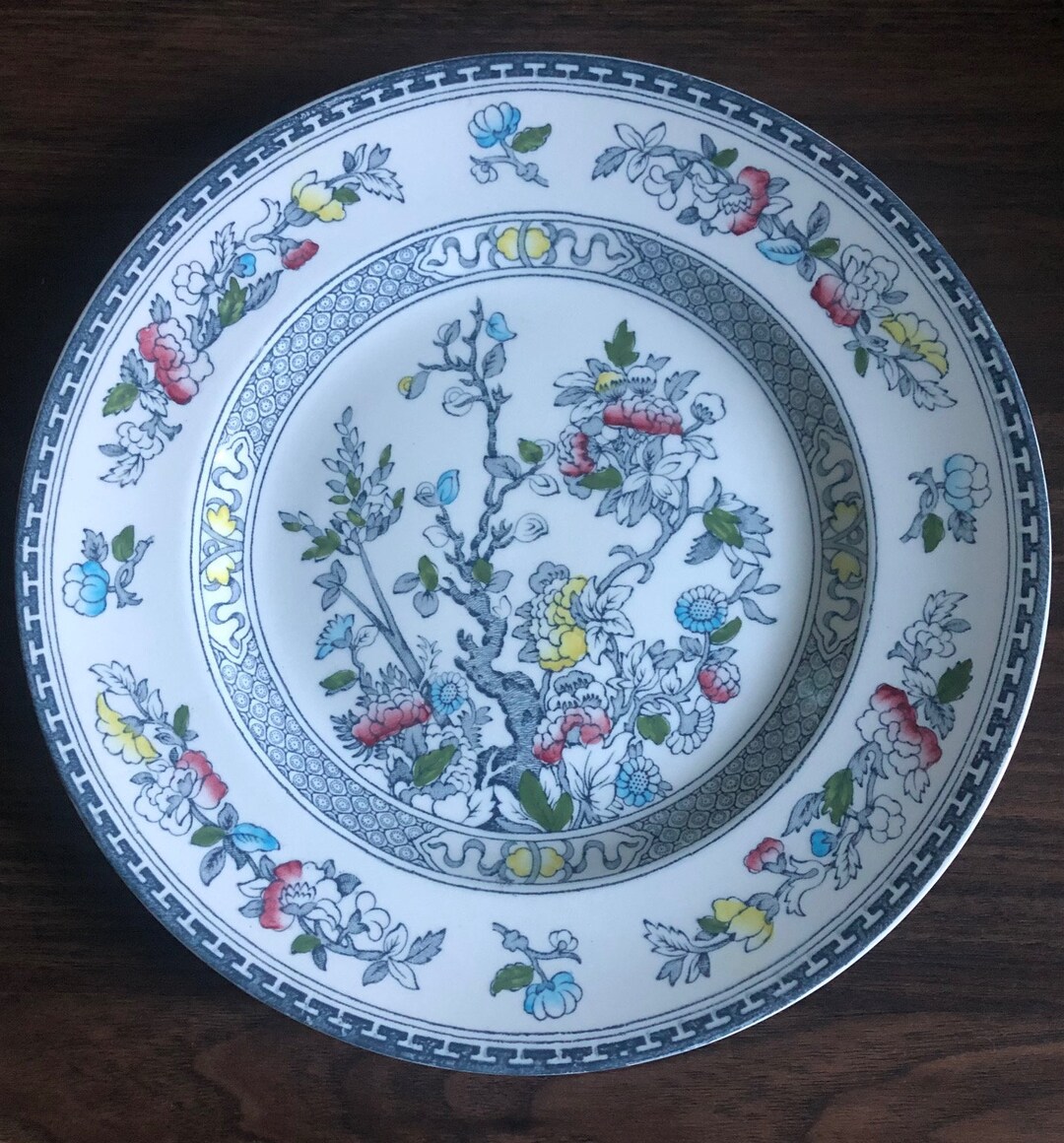 Indian Tree Dinner Plates X 5 W.R Midwinter Ltd Made in Etsy UK