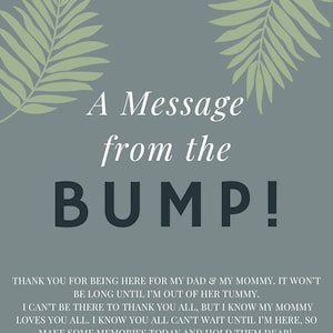 Botanical Message from Bump