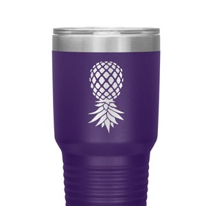Upside down pineapple tumbler, Swingers Tumbler, Swingers Lifestyle, swinger gifts, 30oz Insulated Tumbler