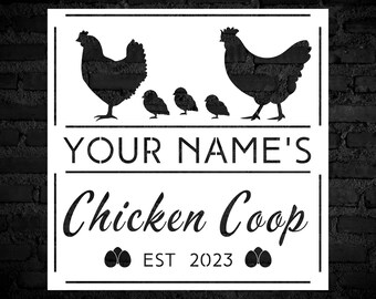 Chicken coop signs, metal sign chicken coop, chicken coop decor, personalized chicken coop sign, chicken sign, custom metal sign,