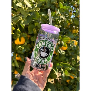 Friends cup, central perk,  friends gifts, friends, glass can, glass cups with designs, birthday gifts, gfts for her, gifts for him, special