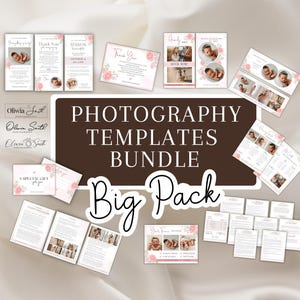 Fotografie Business Bundle, Canva-Vorlage für Fotografie, Branding Kit für Fotografie, E-Mail-Vorlagen, Preisleitfaden, Aufträge, Logo, Kunden-FAQ, Geschenkkarte