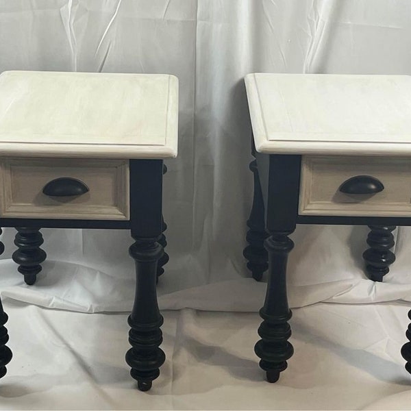 Farmhouse End Table Etsy