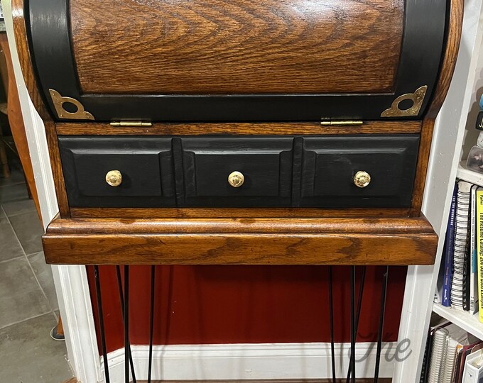 Vintage Riverside Roll Top Desk Etsy