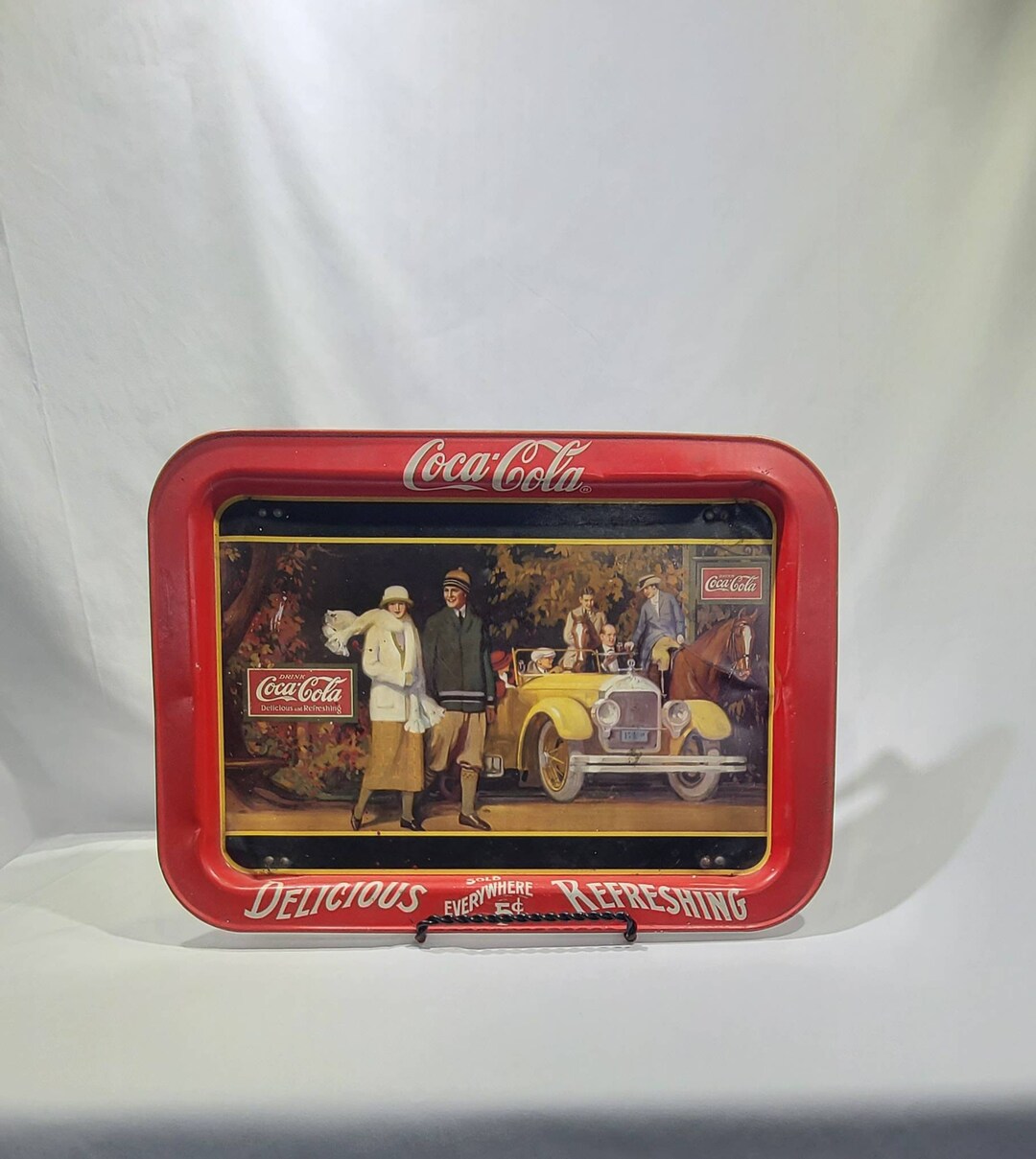 1987 Cocacola TV Tray Etsy