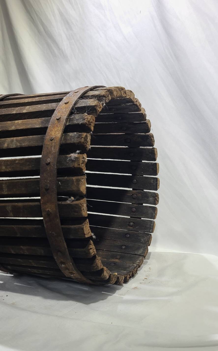 Primitive Wood Fruit Press Basket Etsy