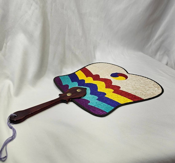 Traditional Korean Hand Held Fan Gem