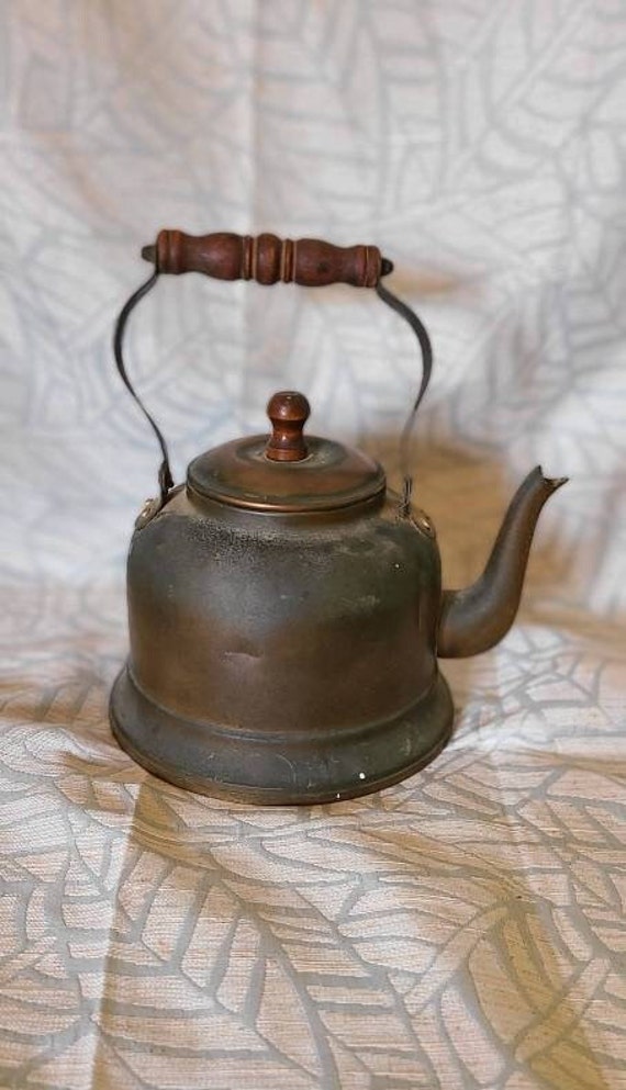 Antique USA Copper Tea Kettle