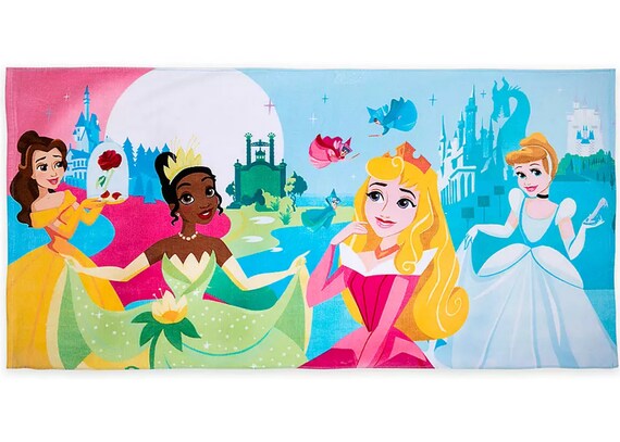 Cinderella beach towel hot sale