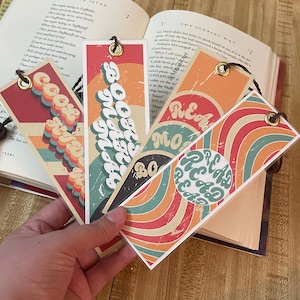 Retro Style Bookmark | Handmade | Gift For Book Lovers | Book Accessory | Tassel Bookmark | Bookworm Gift