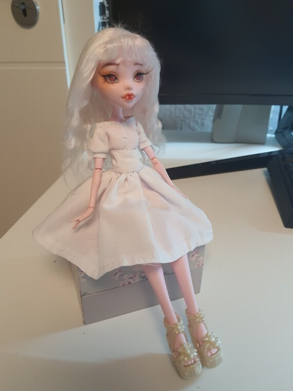 Custom Monster High Pastel Pink Doll OOAK Repaint Etsy UK