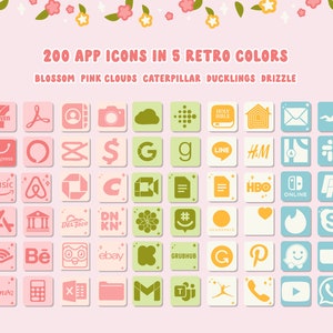 Spring Fields Desktop Organizer MacBook Folder Icons and App Icons IOS ...