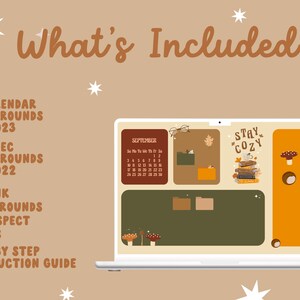 Retro Hygge Desktop Organizer Wallpaper 2022-2023 Calendars, Cozy ...