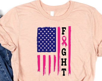 Breast Cancer Shirt, Cancer Fight Shirt, Cancer Motivation Sweatshirt, Breast Cancer Ribbon Shirt, Cancer Awareness Support Shirt