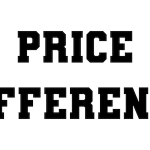 PRICE DIFFERENCE - Bella Canvas