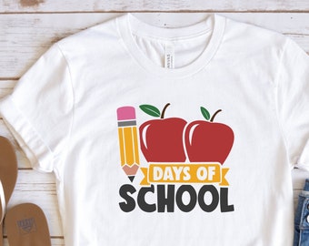 100 Days of School Shirt, 100 Day Shirt, 100th Day Of School Celebration, Student Shirt, Back to School Shirt, Gift For Teacher, Student Tee