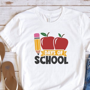 100 Days of School Shirt, 100 Day Shirt, 100th Day Of School Celebration, Student Shirt, Back to School Shirt, Gift For Teacher, Student Tee