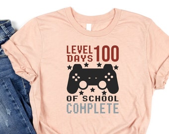 Level 100 Days Of School Complete Shirt, 100 Days Of School Shirt, Back to School Shirt, Level 100 Days Of School, 100 Day Shirt Boy