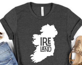 Map of Ireland St Patrick Days Shirt, St Patricks Day Shirt, Happy St Patrick's Day Shirt, Shamrock Shirt, Luck of the Irish Shirt
