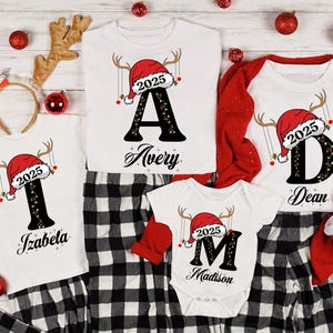 Custom Christmas Family Name 2025 Shirt, Christmas 2025 Shirt, Christmas Family Pajamas, Christmas Shirts, Personalized Christmas Shirt