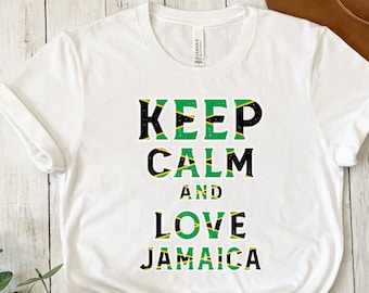 Keep Calm And Love Jamaica Shirt, Summer Vacation Trip Shirt, Jamaica shirt, Jamaica Vacation 2024 Family Shirt, Family Matching Shirt