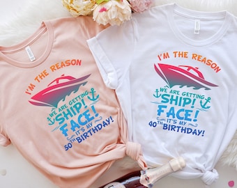 Custom Birthday Cruise Shirt,  50th Birthday Cruise Shirt, Birthday Cruise Shirt, Family Cruise Shirt, Family Vacation Shirt, Cruise Shirt