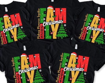 Custom Christmas Shirt, Personalized Family Design, Matching Holiday Outfit, Christmas 2026 Tee, Family Gathering Gift, Group Shirt
