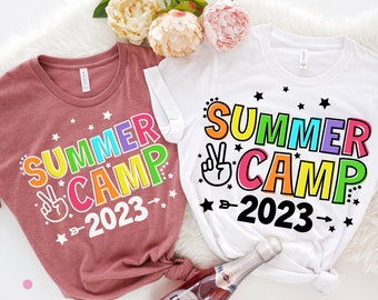Summer Camp 2023 Shirt, Summer Camping Shirt, Family Camping Shirt, Camping Shirt, Adventure Shirt, Group Camping Shirt, Camping Outfit