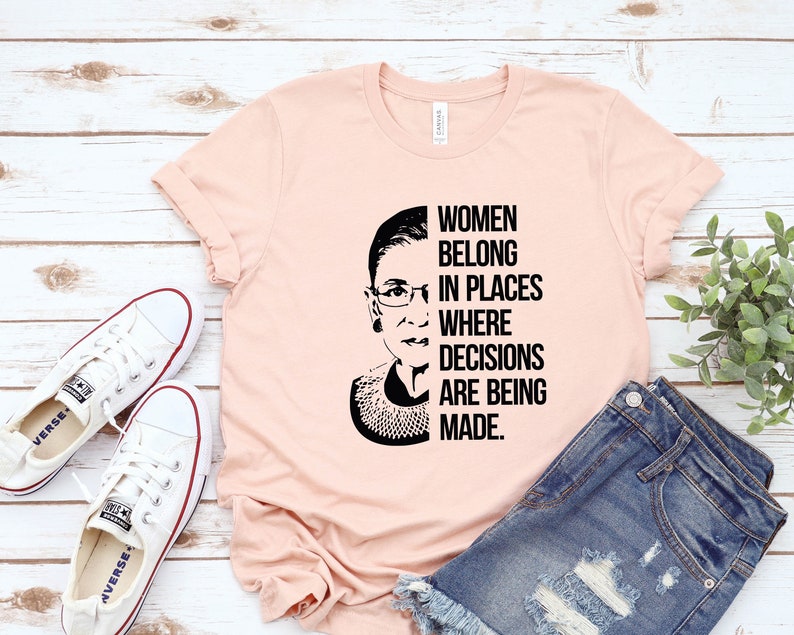 ruth bader ginsberg quote feminist t-shirt image