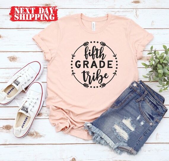 Team 5th Fifth Grade Teacher Tribe Back To School T-Shirt Team 5th Fifth Grade Teacher Tribe Back To School T-Shirt