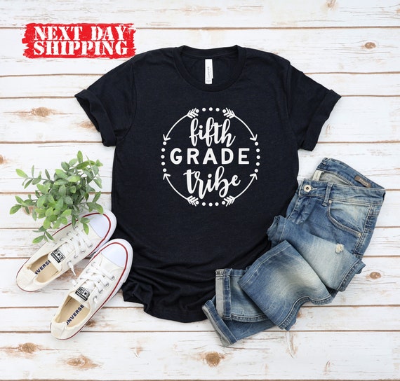 Fifth Grade Teacher Tribe Cute Gift Shirt Back To School Fifth Grade Teacher Tribe Cute Gift Shirt Back To School