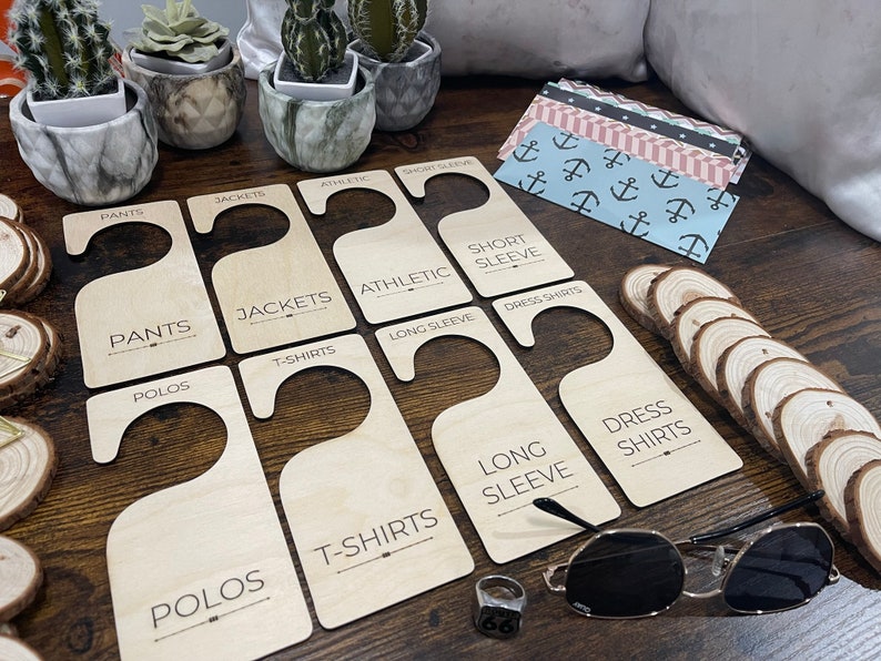 Wooden Closet Dividers for Adults Wardrobe Separators Etsy