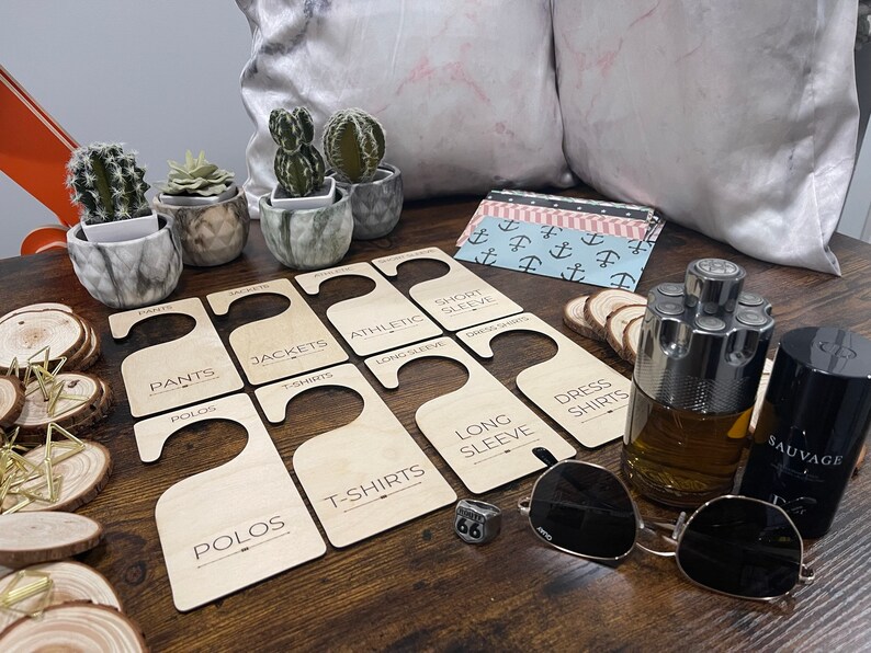 Wooden Closet Dividers for Adults Wardrobe Separators Etsy