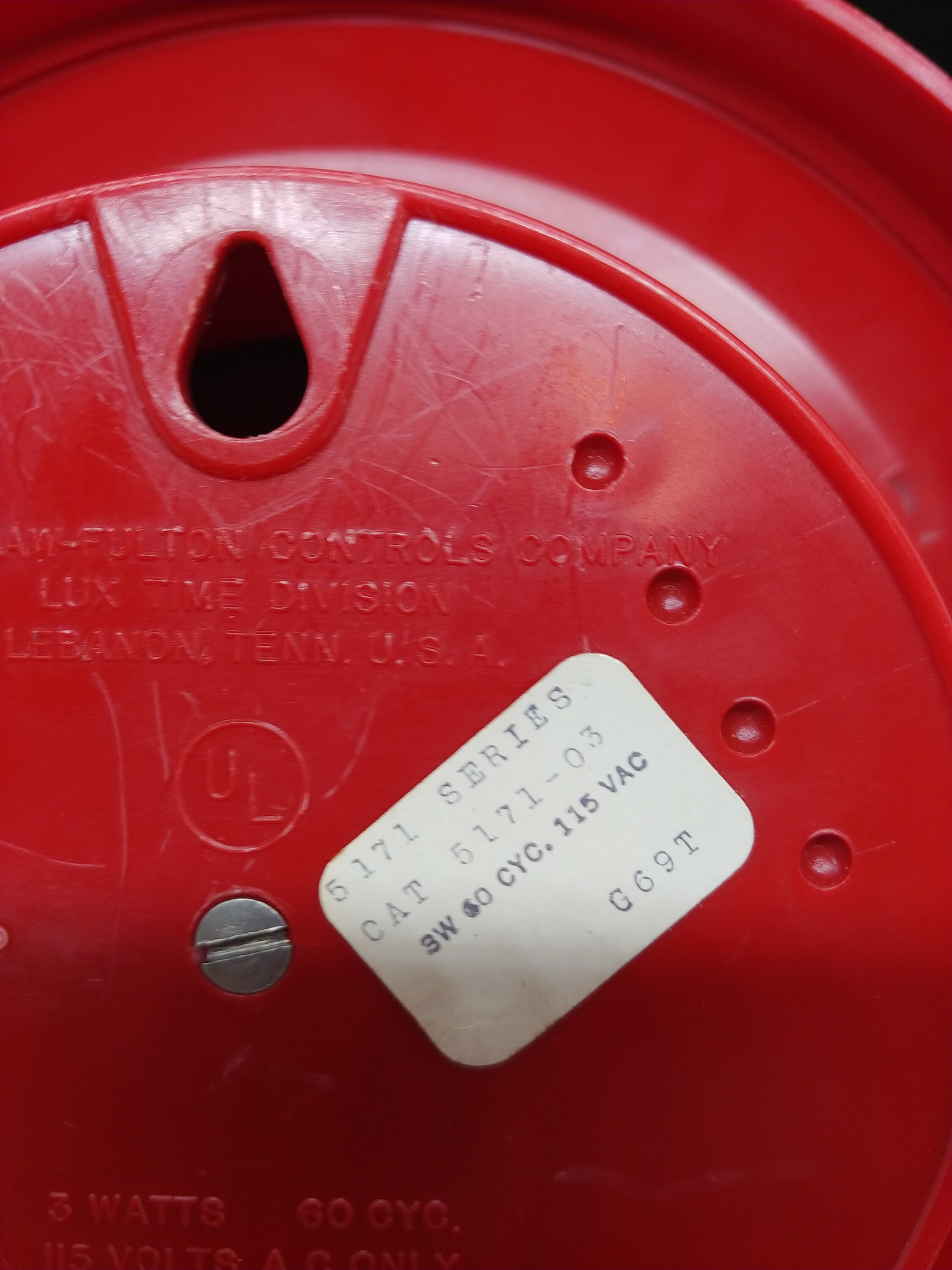 Vintage Lux Kitchen Wall Clock Made in USA Etsy