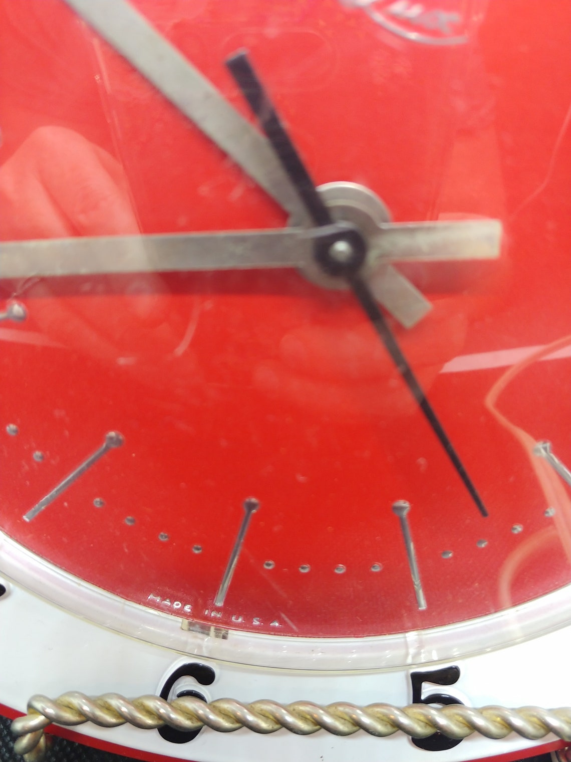 Vintage Lux Kitchen Wall Clock Made in USA Etsy