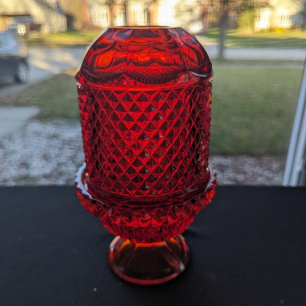 Viking Glimmer Fairy Lamp Red Amberina