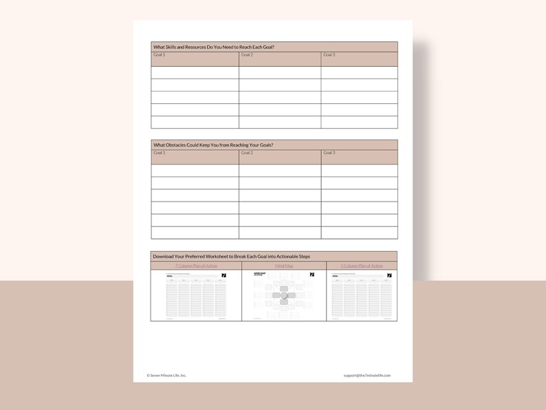 2026 SMART Goals Worksheet | Printable Goal Planner (PDF) - Etsy