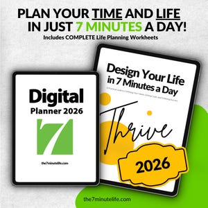 2026 Digital Daily Planner GoodNotes: Life Planning Worksheets (PDF)
