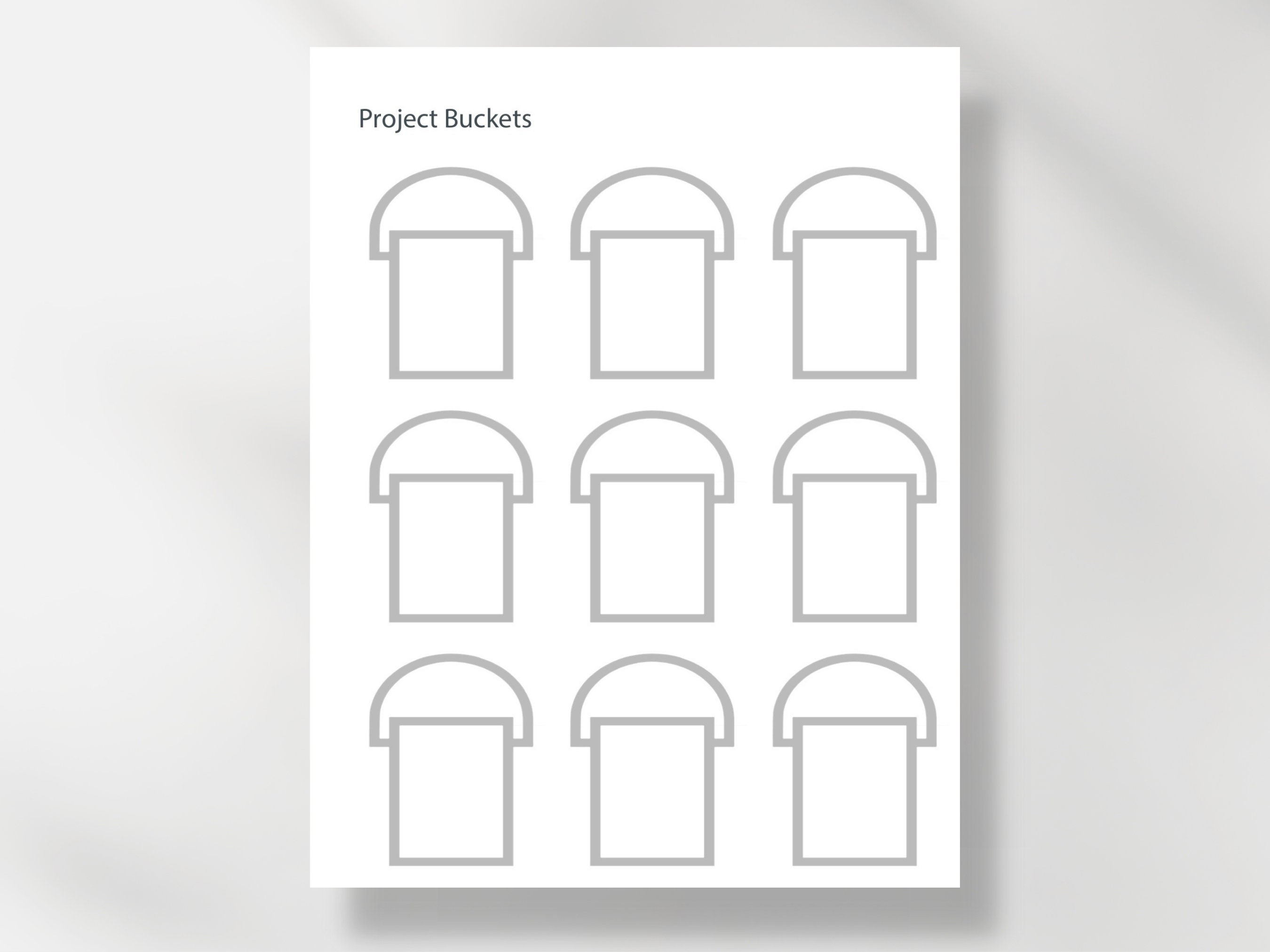 Project Management Template Worksheet Bundle Project Planner - Etsy
