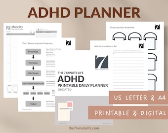 ADHS Kalender: 7-Minuten-Lebensplaner (PDF)
