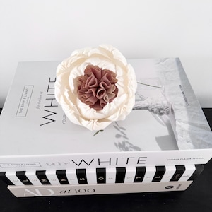 Diffuser flower,  luxury  peony , sola wood diffuser flower, natural wood flower for reed diffusers.  10cm width. Birthday gift, mum gift.