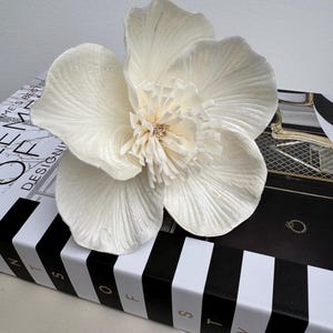 Diffuser flower, Hibiscus flower, sola wood diffuser flower, natural wood flower for reed diffusers.  8-10cm width. Birthday gift, mum gift.