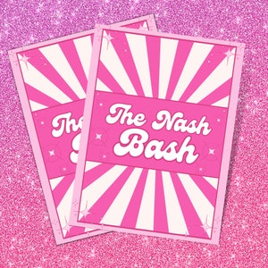 Nash Bash Bachelorette Party Sign: Nashville Theme (Digital Download)