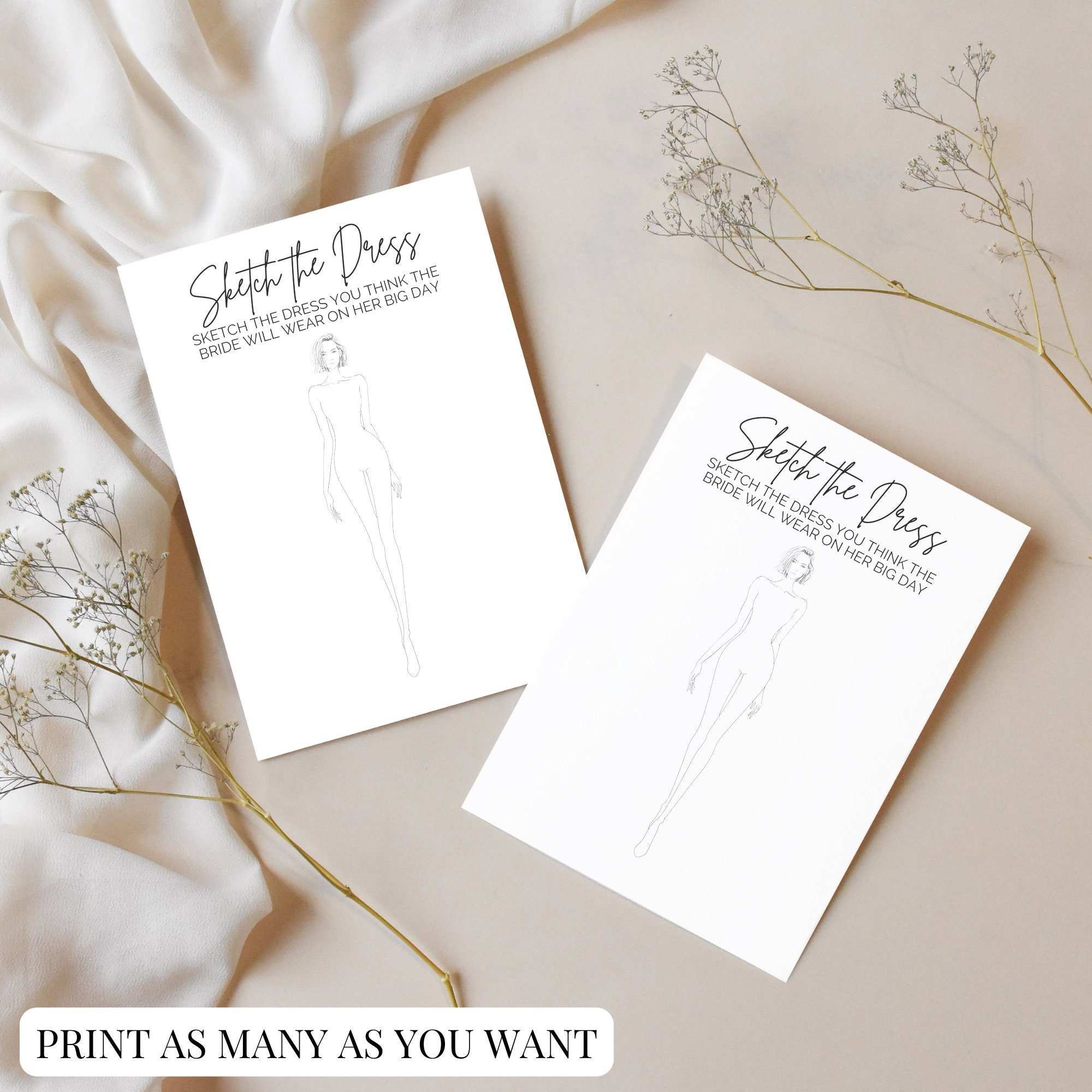 Sketch the Dress Bridal Shower Game: Printable Wedding Activity (PDF) - Etsy Sketch the Dress Bridal Shower Game: Printable Wedding Activity (PDF) - Etsy